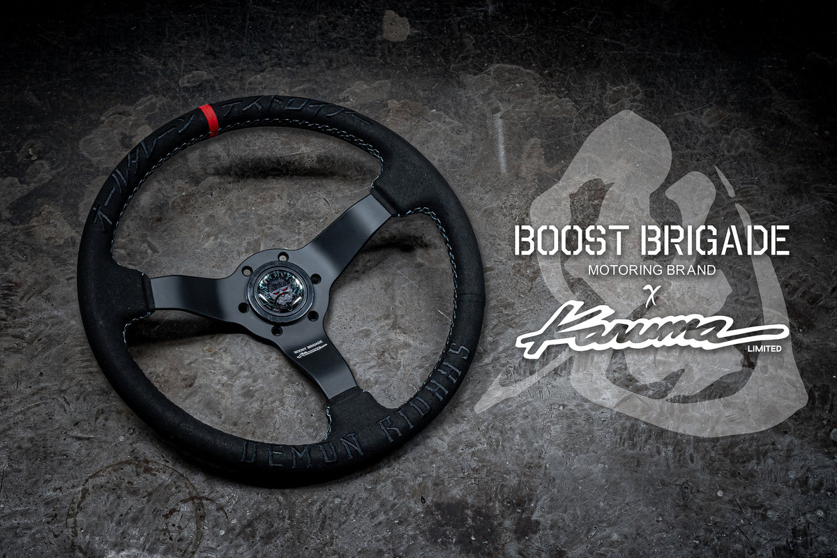 Boost Brigade x Karuma Demon Ridahs Steering Wheel - Limited Ed. 300pcs world-wide — image 10