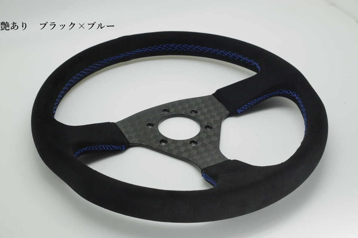 34φ(340mm) Carbon Steering Wheel Checkered Pattern 34φ(340mm) — image 1