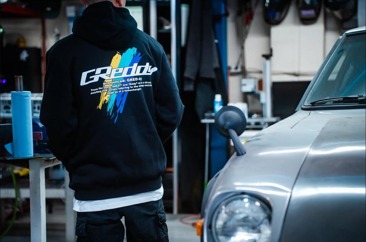 GReddy Definition Pullover Hood - Black — image 4