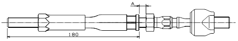 Tie Rod (Patented, HICAS, M14) — Nissan Silvia (S15) — image 2