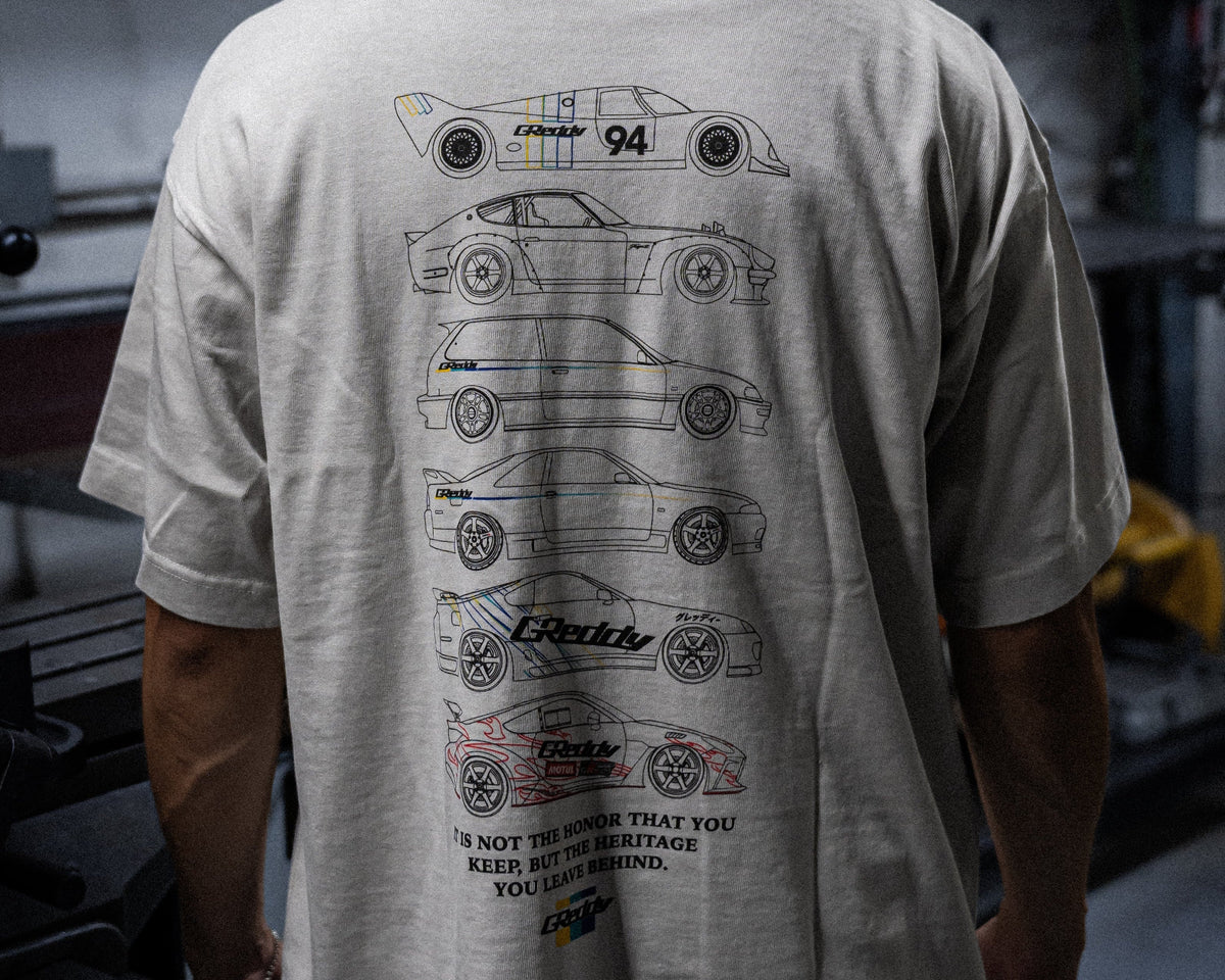 GReddy Heritage 4.0 Boxy Tee - Pigment Lunar Rock — image 2