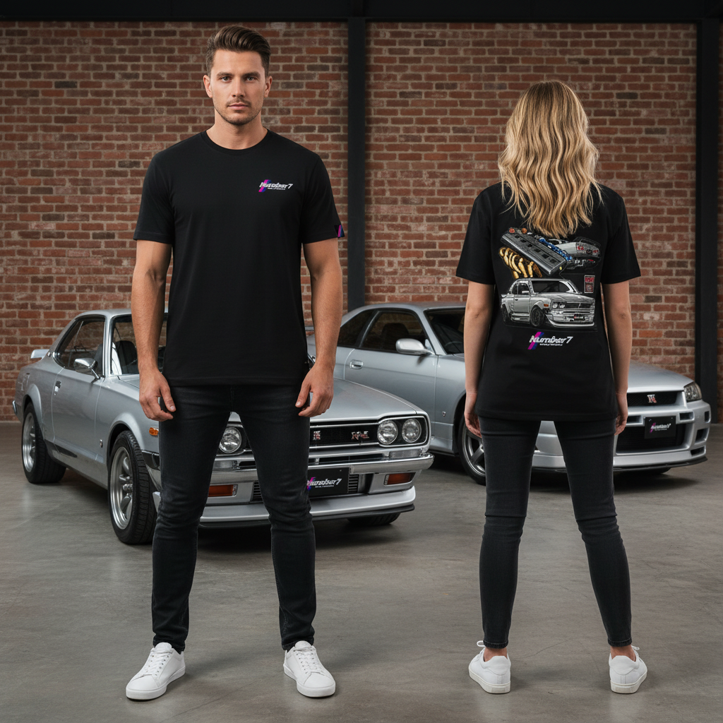 Number7 Hakosuka BACK PRINT T-SHIRT Number7 — image 3
