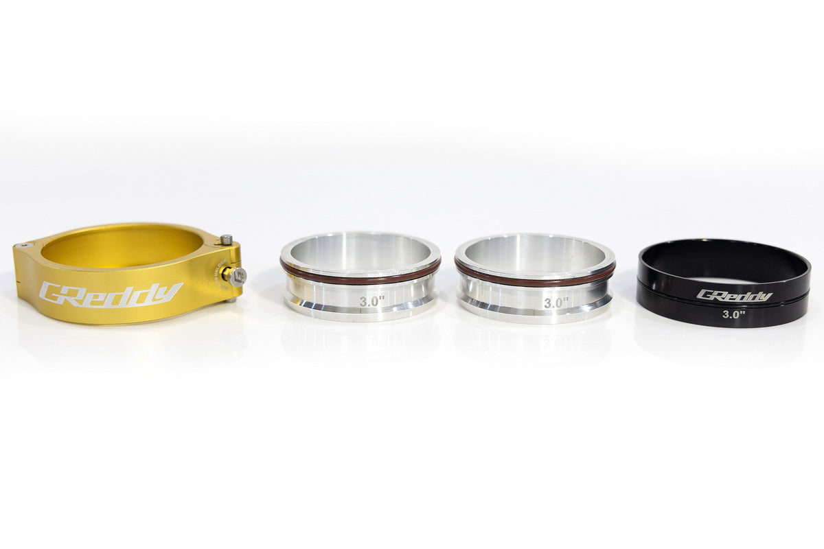 GReddy Locking Boost Tube Clamp Set - Aluminum/Gold — image 4