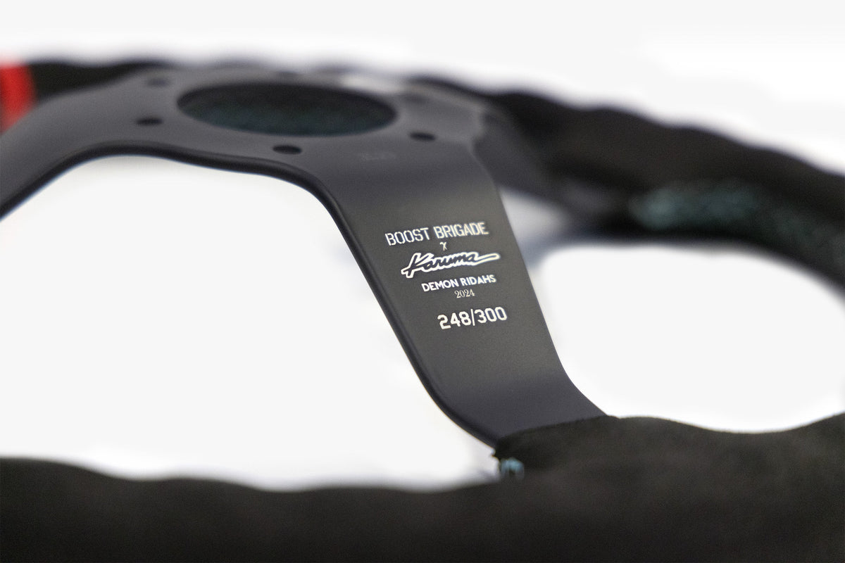 Boost Brigade x Karuma Demon Ridahs Steering Wheel - Limited Ed. 300pcs world-wide — image 9