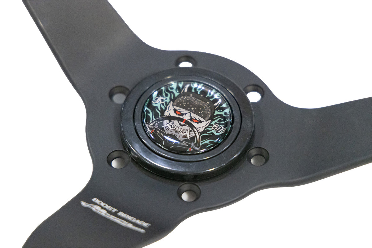 Boost Brigade x Karuma Demon Ridahs Steering Wheel - Limited Ed. 300pcs world-wide — image 3