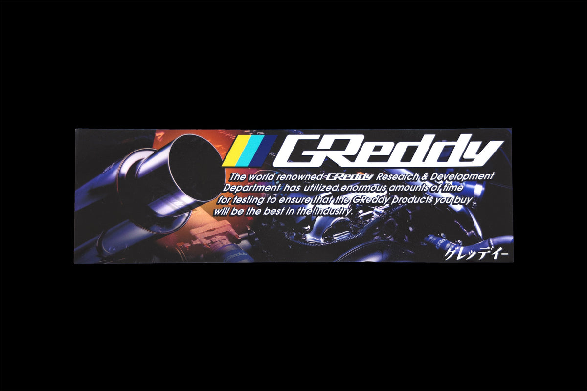 GReddy Performance Bumper Sticker — image 2