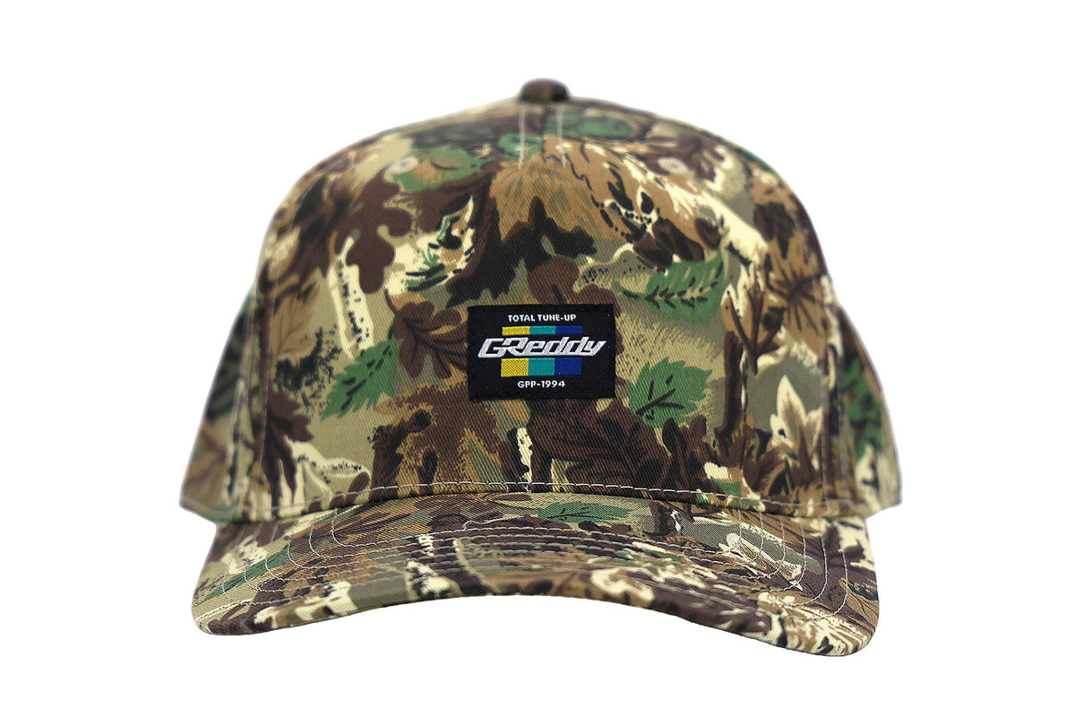 GReddy Total Tune-Up A-Frame Cap - Brown Camo — image 3