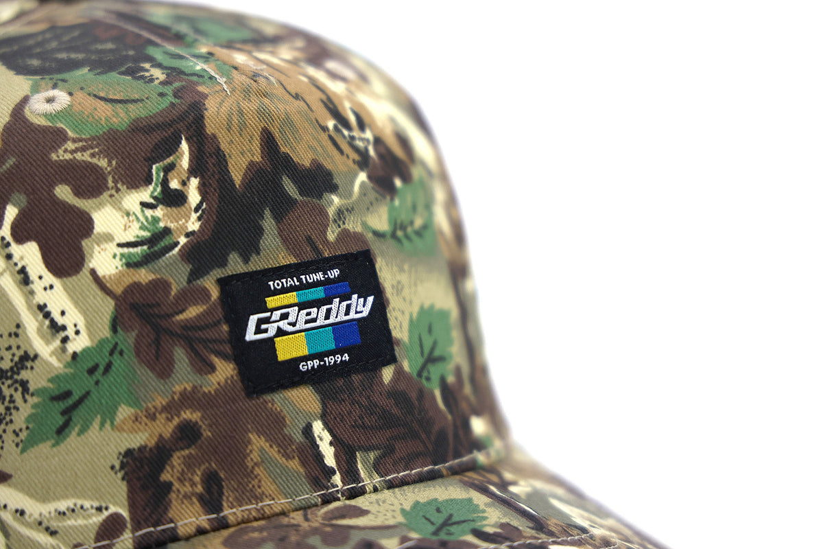 GReddy Total Tune-Up A-Frame Cap - Brown Camo — image 4