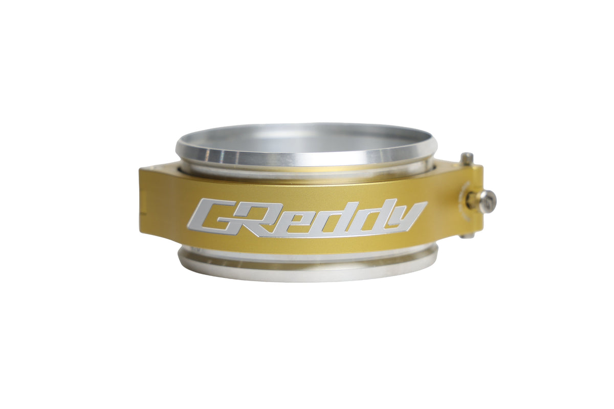 GReddy Locking Boost Tube Clamp Set - Aluminum/Gold — image 1