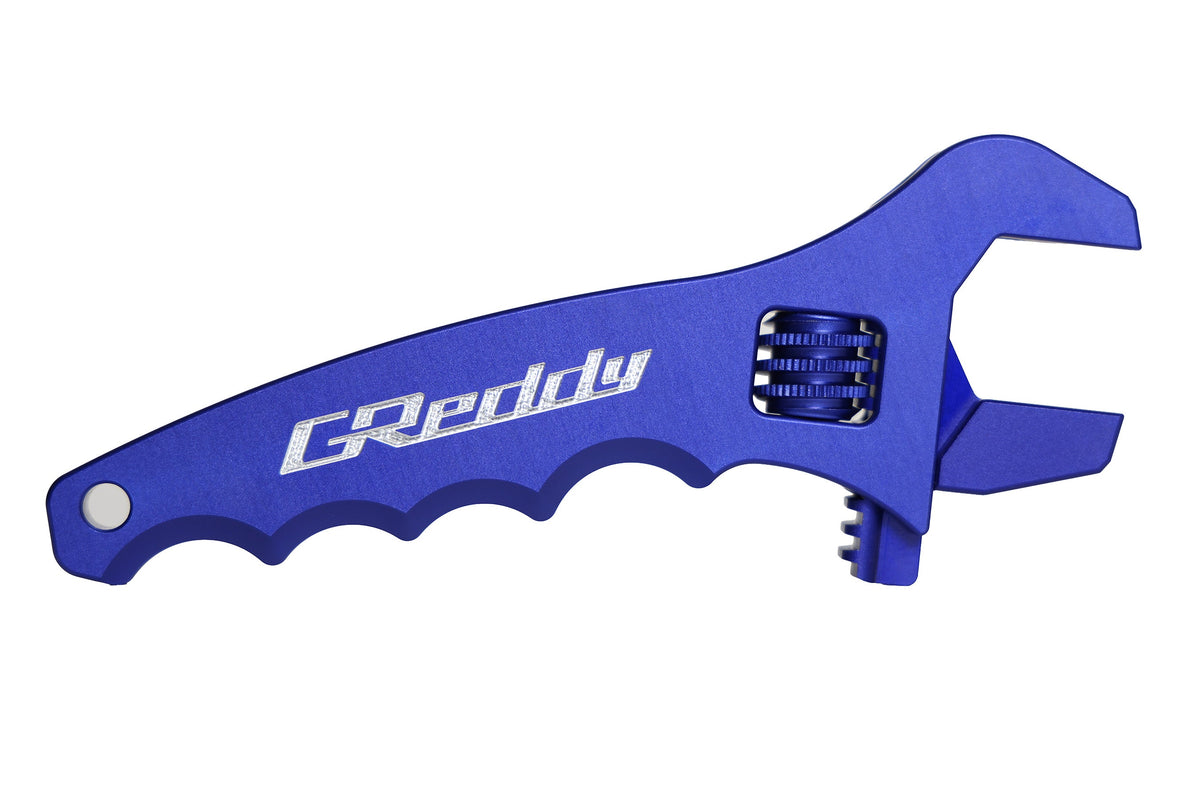 GReddy X Dyme Adjustable AN Wrench V2 - Blue — image 1