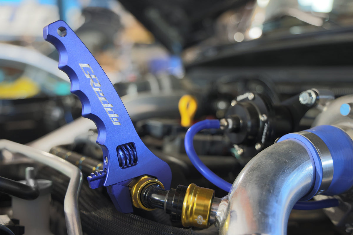 GReddy X Dyme Adjustable AN Wrench V2 - Blue — image 4
