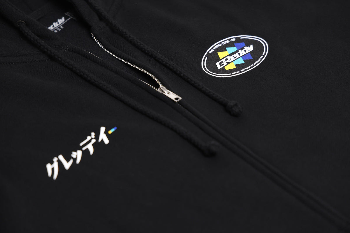 GReddy Total Tune-Up Zip Hood - Black — image 3