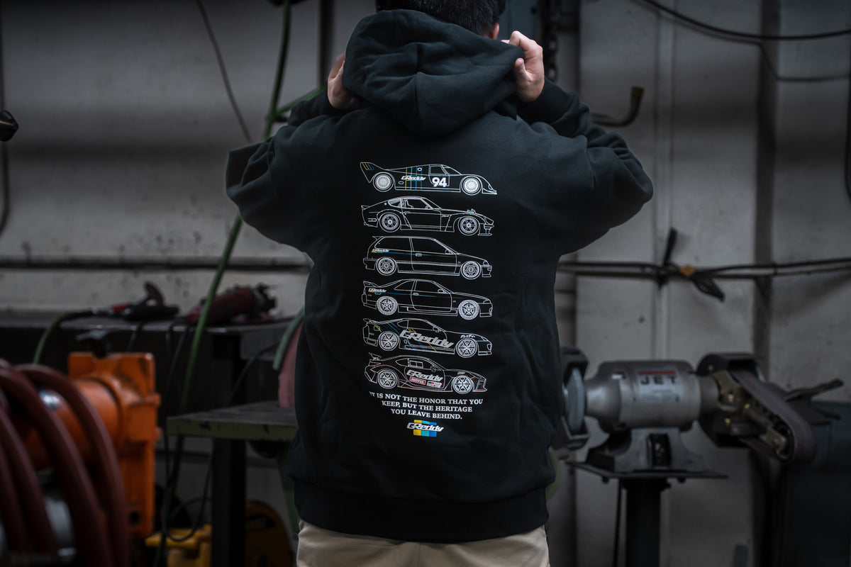 GReddy Heritage 4.0 Hood - Black — image 7