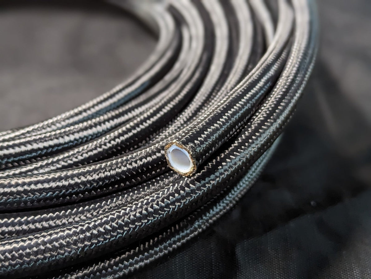 PTFE STAINLESS STEEL BRAIDED HOSE( WITH BLACK PVC COVER) PTFE