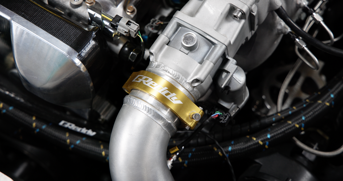 GReddy Locking Boost Tube Clamp Set - Aluminum/Gold — image 2