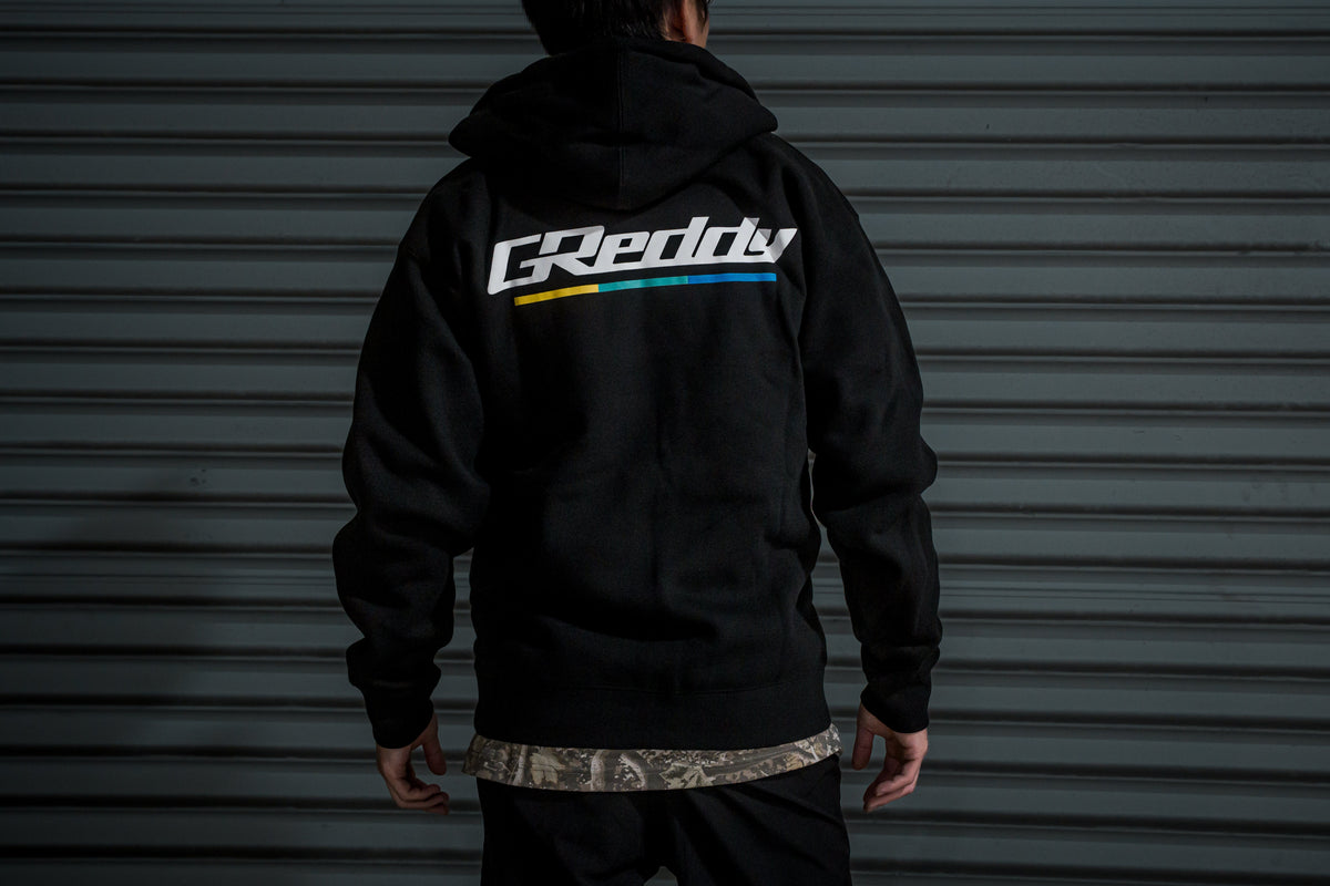 GReddy Total Tune-Up Zip Hood - Black — image 6