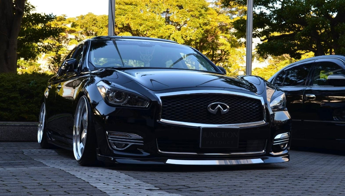 Y51 Fuga Front Tight Lip Spoiler VS + Optional Chrome Moulding — image 4