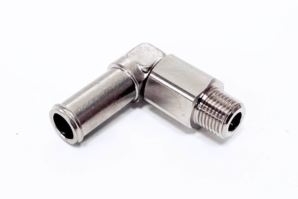 90 DEG HOSE UNION NO.5 10MM - 1/8 SWIVEL NIPPLE - (11900624) — image 1