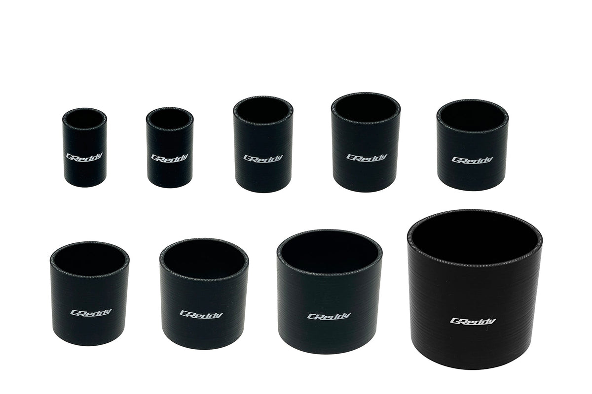 GReddy Silicone Straight Hose - Black — image 1