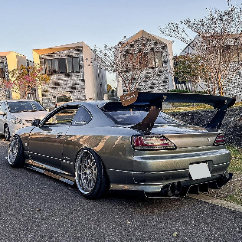S15 シルビア / ヴァリエッタ 流れるウインカー サイドマーカー付き ファイバーLEDテールランプ スモーク — image 8