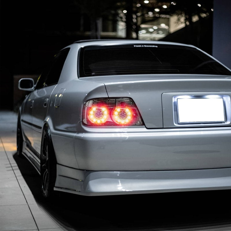 100系 チェイサー JZX LX GX SX 前期 後期 US ストリート ドリフトで人気 LEDテールランプ V2 オールクリアー — image 5