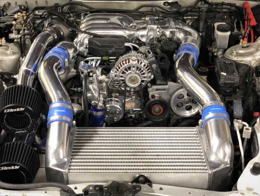 GREDDY V-MOUNT INTERCOOLER / RADIATOR KIT T-19 FD3S (M/C) Ver. 2 FULL KIT - (12040705 / 12040722) — image 3
