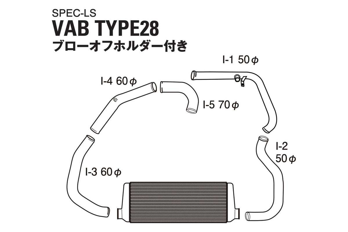 GREDDY INTERCOOLER KIT SPEC-LS SUBARU (VA) SPEC-LS T-24E - (12060414 12060416) — image 11