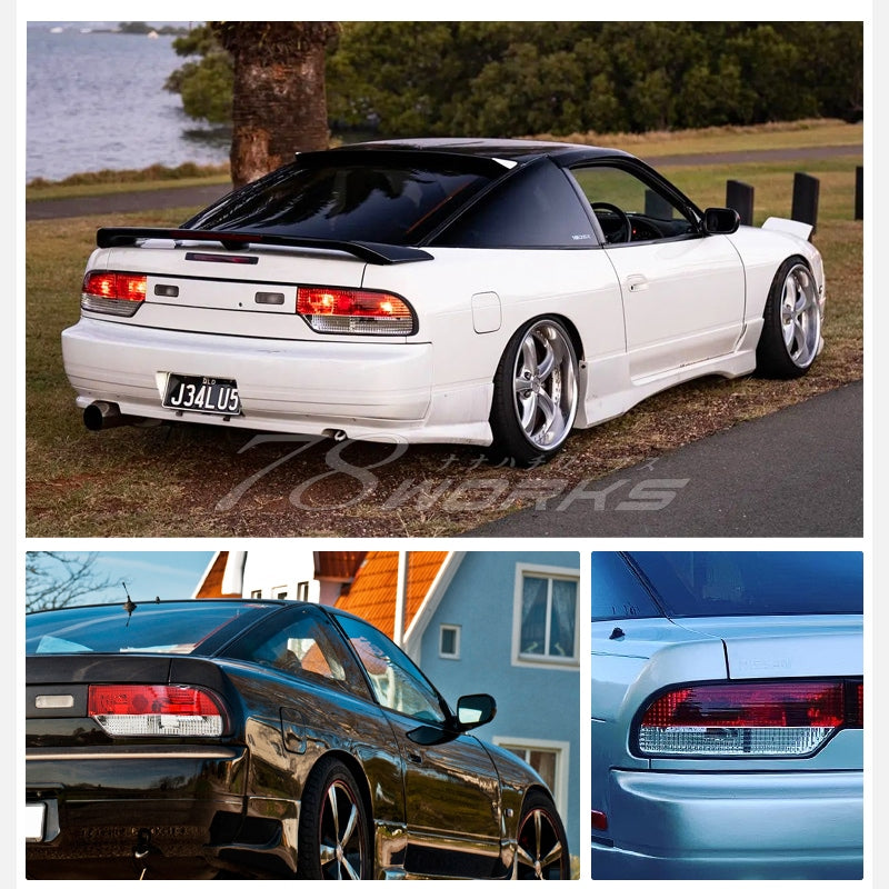 NISSAN 180SX ワンエイティ 前期 中期 RS13 RPS13 KRPS13 クリスタルテールランプ レッドクリアー — image 7