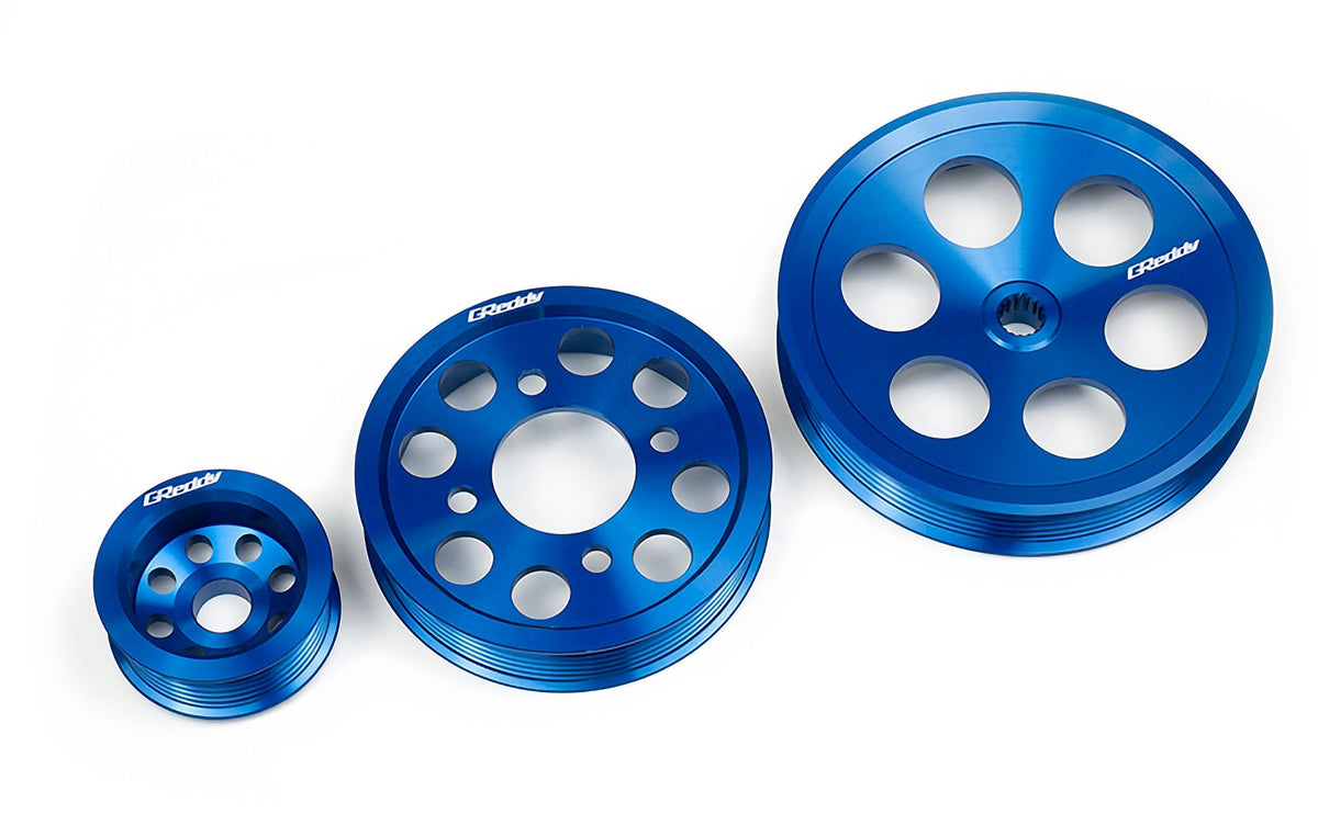 ALUMINUM PULLEY KIT 2JZ/1JZ (JZX100/early JZZ30) - (13512110) — image 1