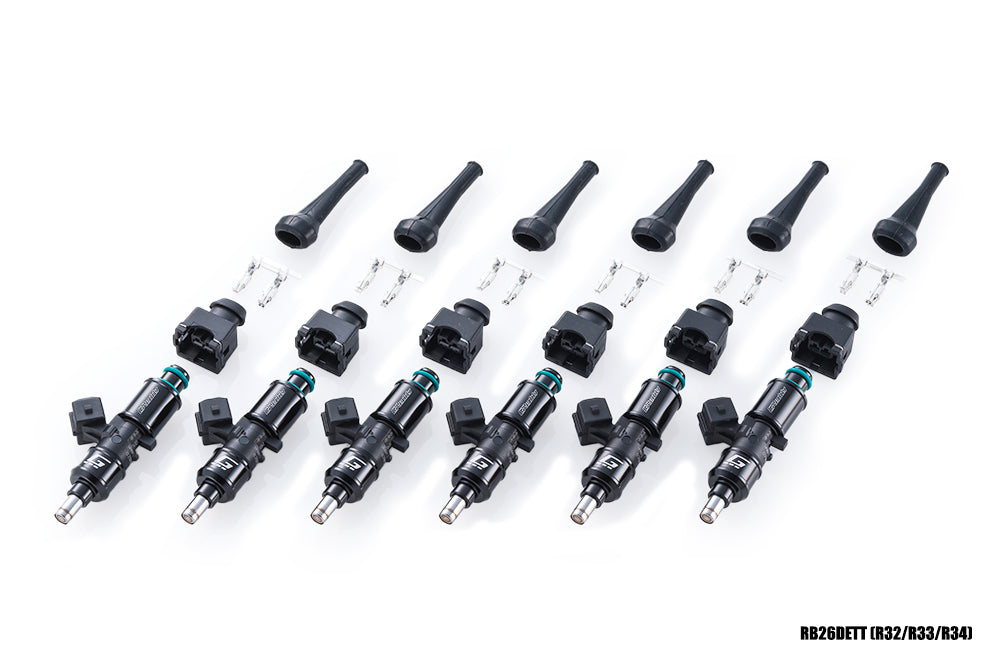 GREDDY FUEL INJECTOR KIT(S) RB26 BLACK - (13923230 13923231 13923232) — image 1