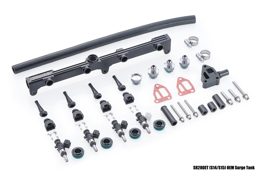 GREDDY FUEL DELIVERY KIT(s) SR20DET (OEM) S14/S15 BLACK - (13923310 13923311 13923312) — image 1