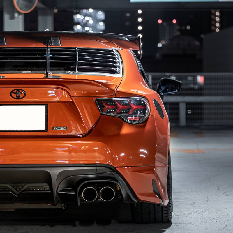 86 / BRZ / FRS 流れるウインカータイプ ファイバーLEDテールランプ V3 ブラック / レッド — image 6