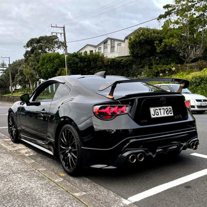 86 / BRZ / FRS 流れるウインカータイプ ファイバーLEDテールランプ V3 ブラック / レッド — image 7