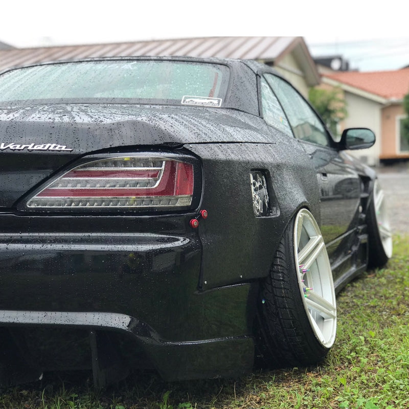 S15 シルビア / ヴァリエッタ 流れるウインカー サイドマーカー付き ファイバーLEDテールランプ スモーク — image 9