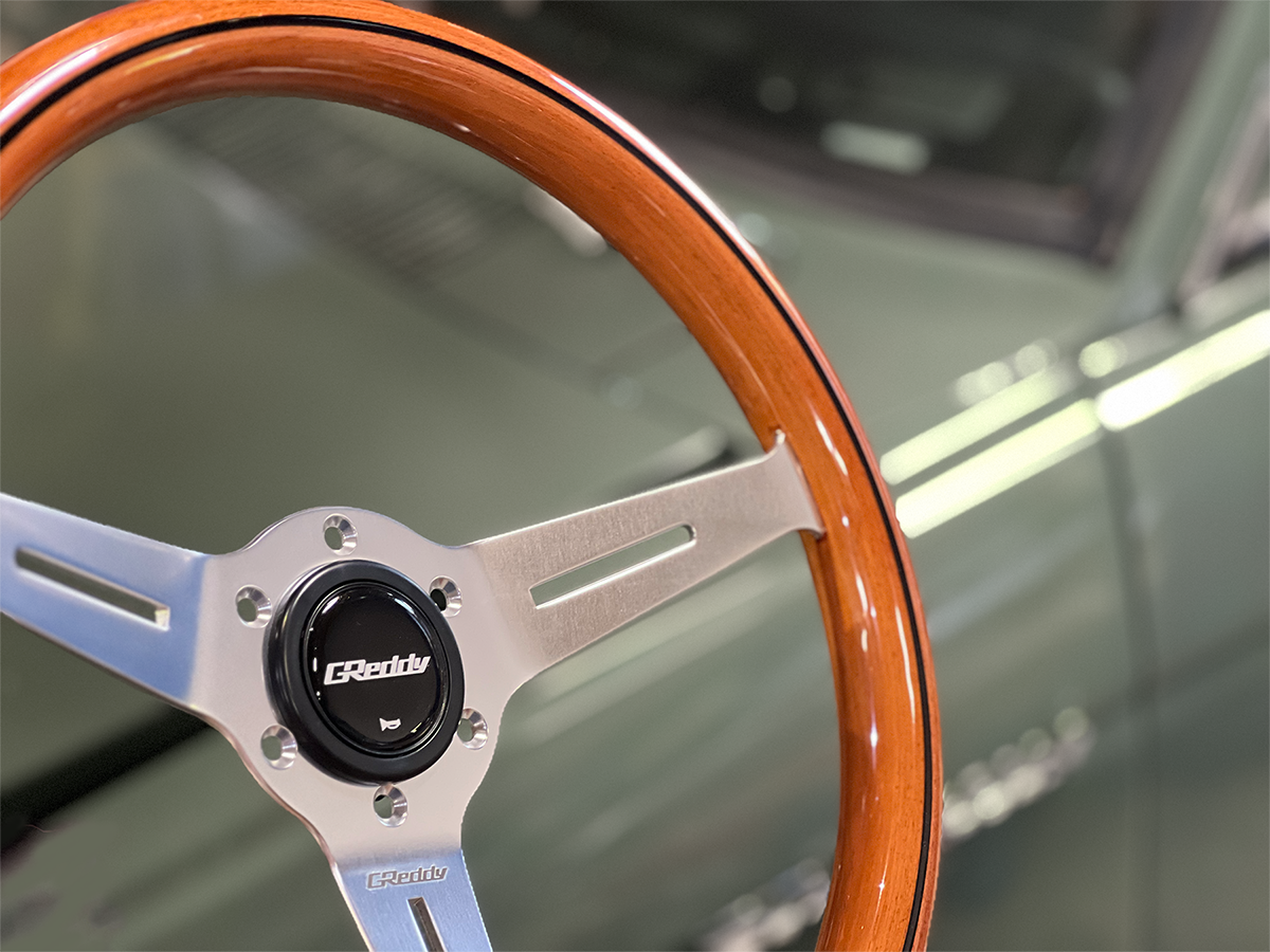 GREDDY WOOD STEERING WHEEL - LIGHT FINISH MED DISH - (16600008) — image 2