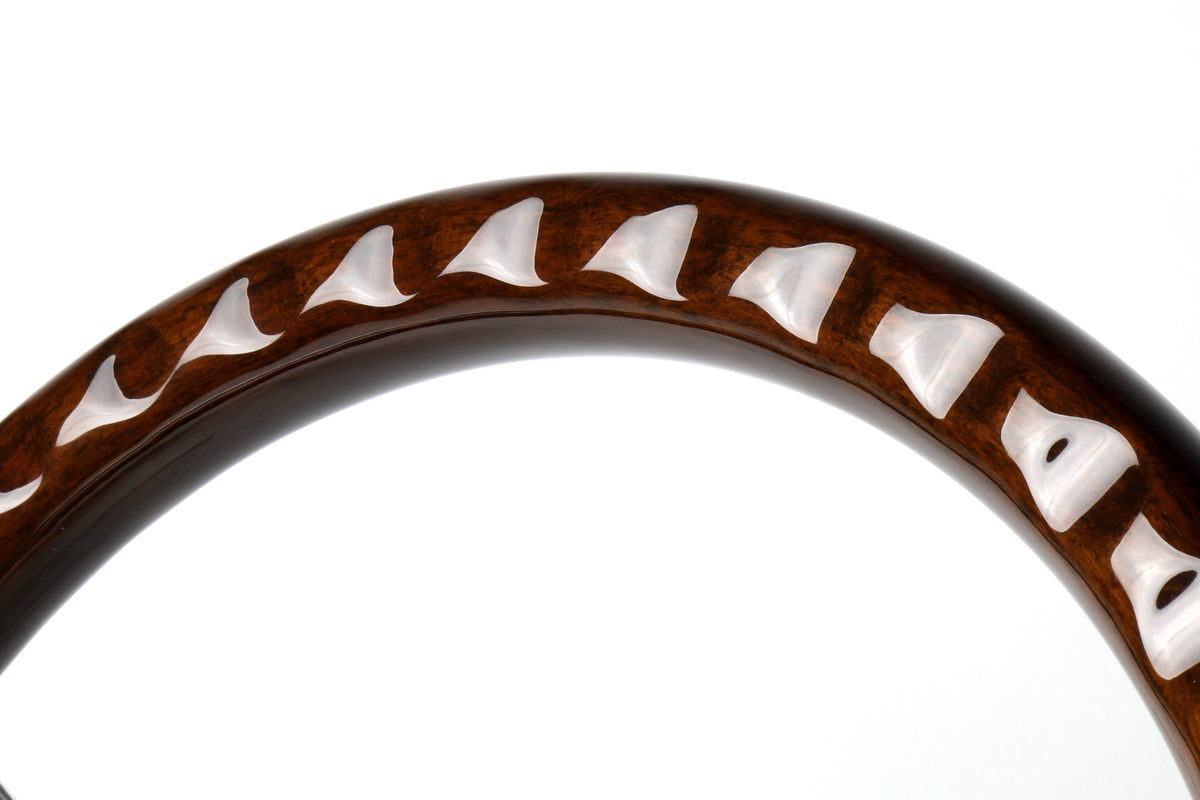 GREDDY WOOD STEERING WHEEL - DARK FINISH MED DISH - (16600009) — image 3