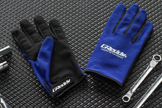 GReddy Mechanic's Gloves - Blue/Black — image 3
