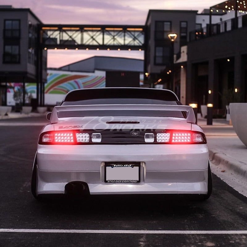 S14 CS14 シルビア 特注カラー オリジナル仕様 LEDテールランプ ブラッククリアー — image 10