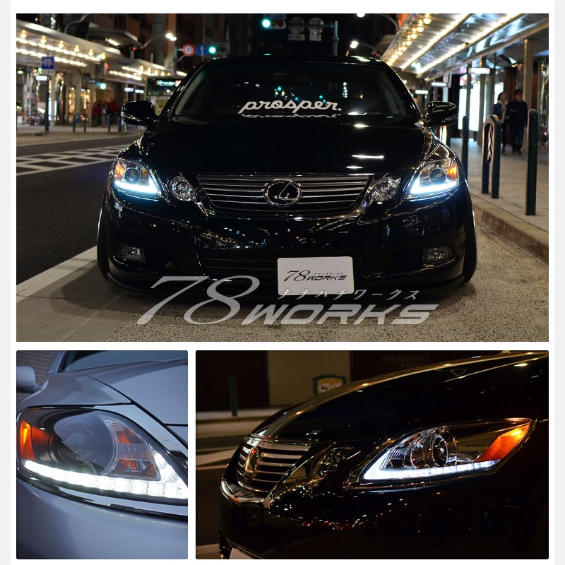 LEXUS 19系 GS LED 流れるウインカー Lライン ヘッドライト V2 クローム — image 9