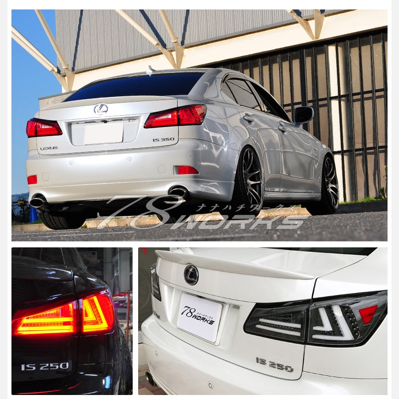 LEXUS 20系 IS / ISF 現行ルック 流れるウインカー ファイバーLEDテール V3 4色から選べる — image 8