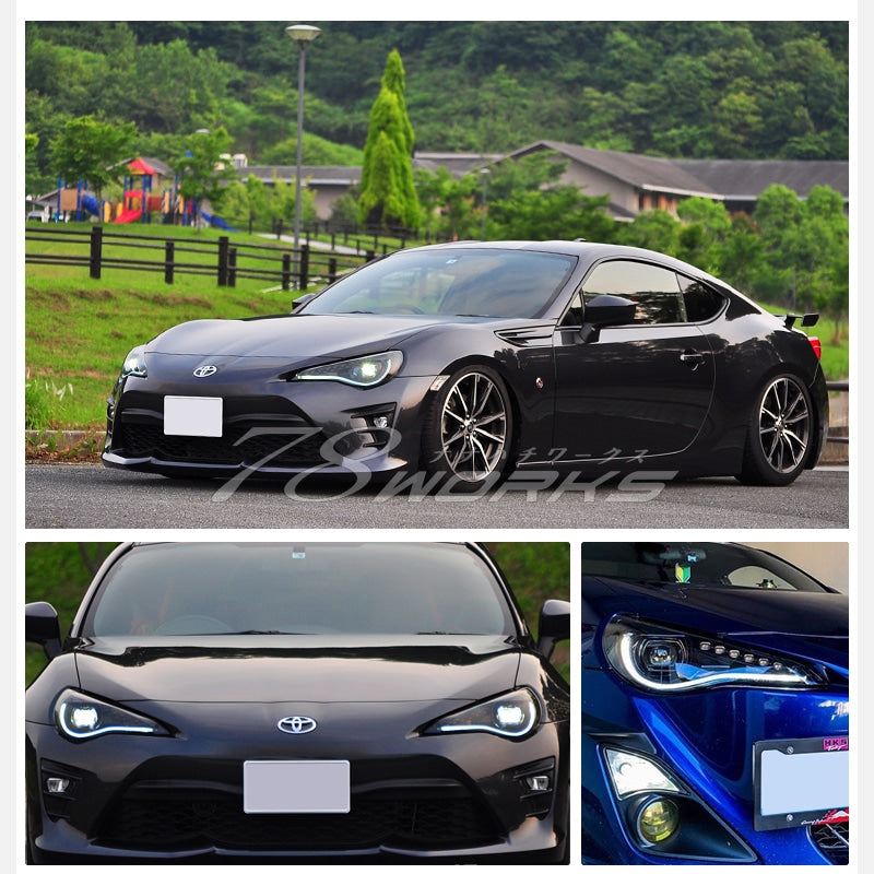 FT-86 / BRZ / FRS フルLED / 流れるウインカー ヘッドライト V4 ブラック — image 9