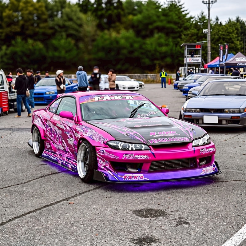 S15 シルビア / ヴァリエッタ LEDロービームモデル ファイバーLEDヘッドライト V5 ブラック — image 10