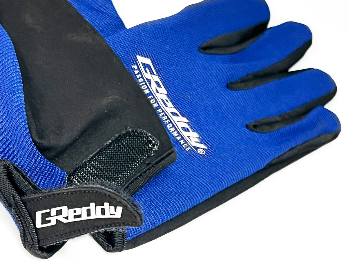 GReddy Mechanic's Gloves - Blue/Black — image 4