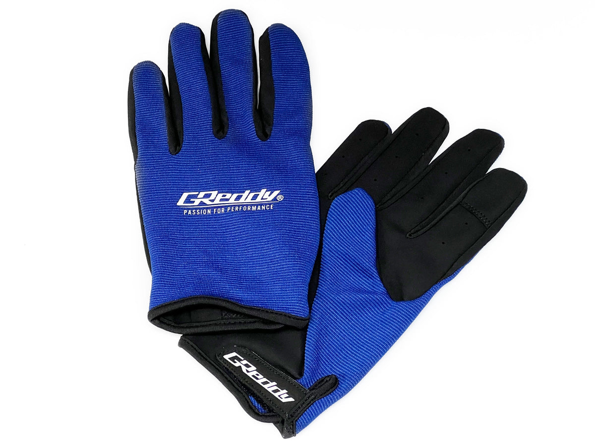 GReddy Mechanic's Gloves - Blue/Black — image 1