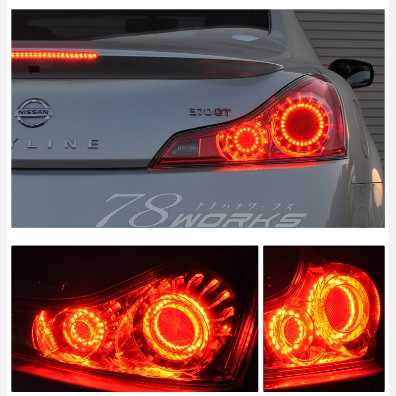 激レア V36 G37 スカイラインクーペ USで人気モデル LEDテールランプ V2 3色から選べる — image 9