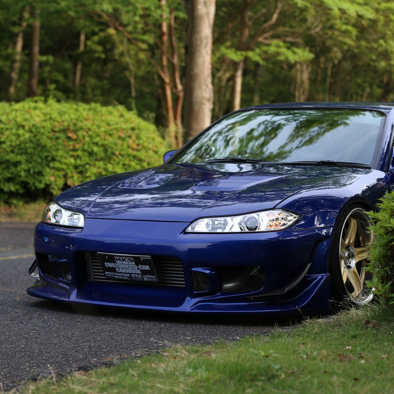 S15 シルビア / ヴァリエッタ 次世代 イカリング ファイバーLEDヘッドライト V4 クローム — image 14