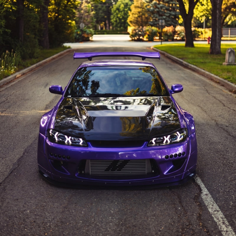 S15 シルビア / ヴァリエッタ LEDロービームモデル ファイバーLEDヘッドライト V5 ブラック — image 11