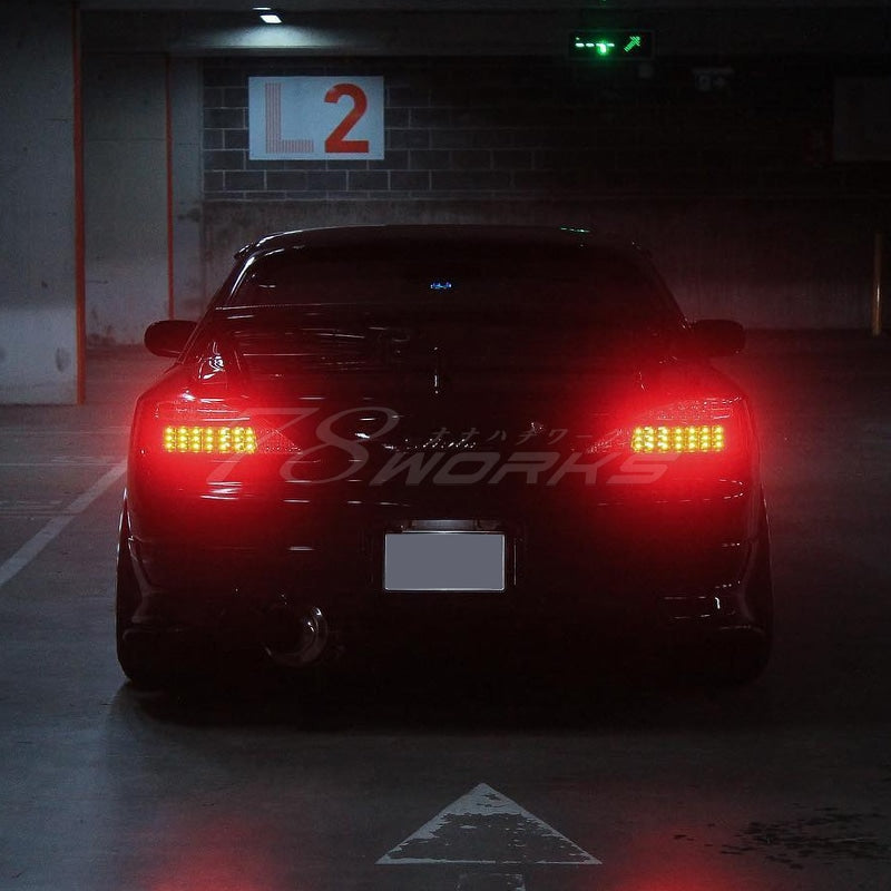 S15 シルビア / ヴァリエッタ 特別仕様 流れるウインカー LED テールランプ V2 クリアー オールクリアー フルクリアー — image 12
