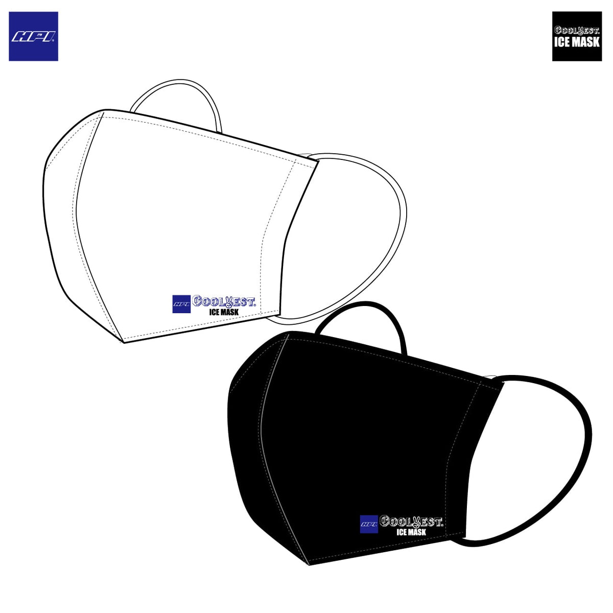 HPI Cool Core Ice Mask — Black (S/M/L) — image 4