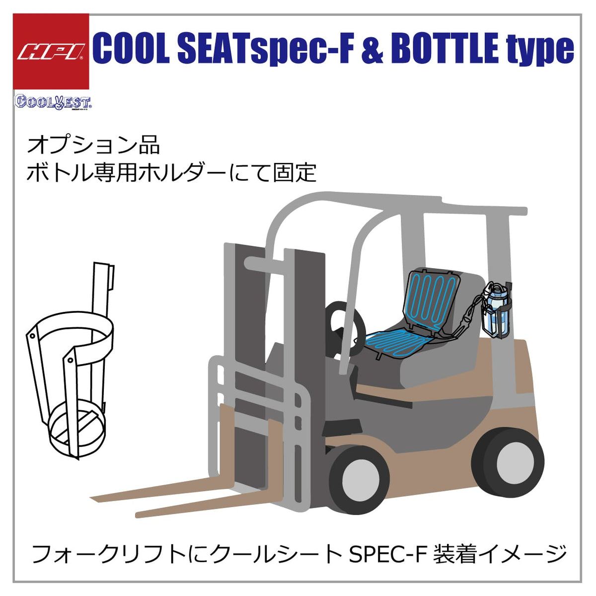 HPI Cool Seat Spec-F — Bottle-Type Full Set — image 7